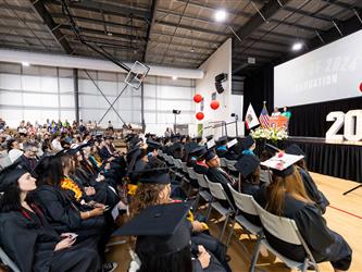 group of grads in front row 