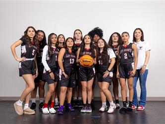 Futures Girls Basketball full team photo