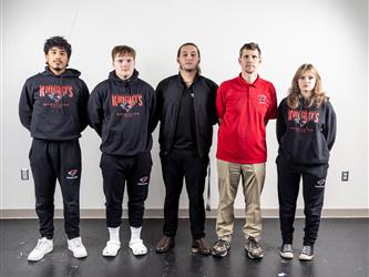Wrestling coach/team photo