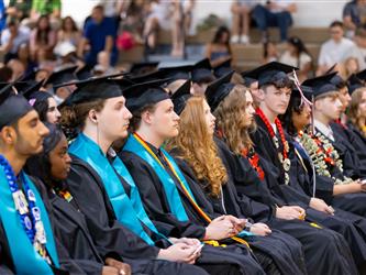 parents cheering grad class